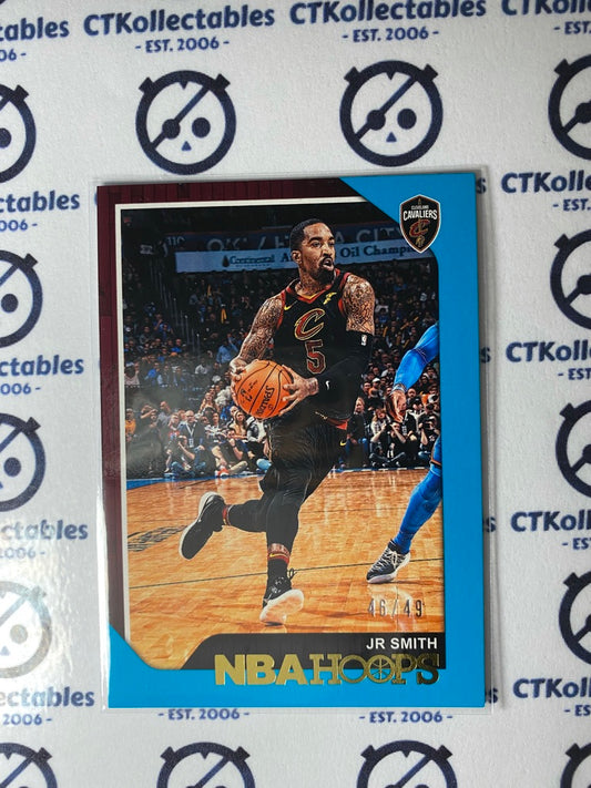 Jr Smith #46/49 This card is from 2018-19 panini NBA HOOPS