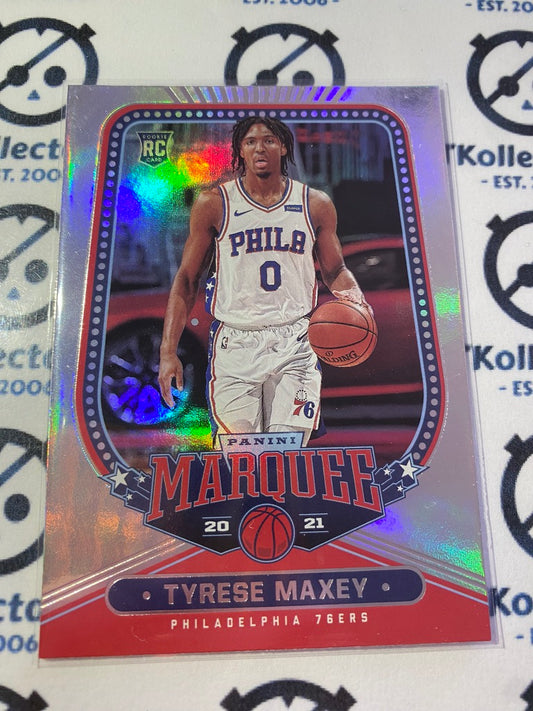 2020-21 NBA Panini Chronicles Marquee Tyrese Maxey RC #260 76ers