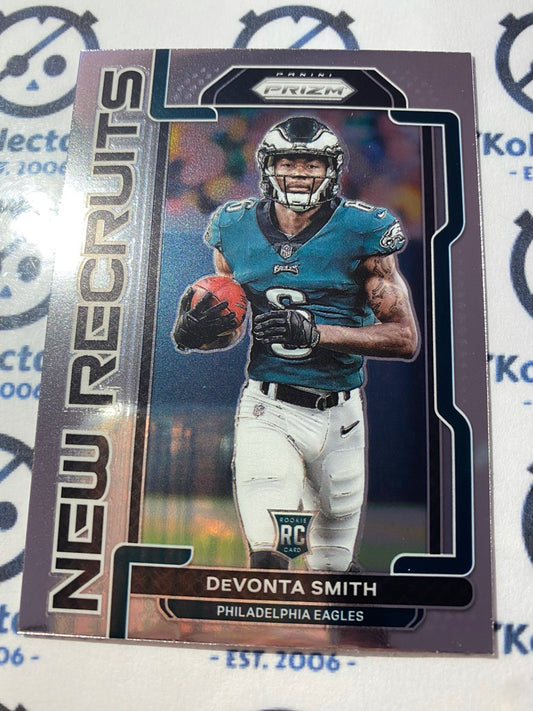 2021 NFL Panini Prizm DeVonta Smith Rc New Recruits #NR-6 Eagles