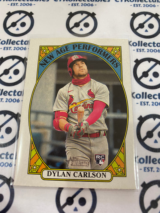 2021 MLB Heritage New Age Performers Dylan Carlson #NAP-25 Cardinals RC