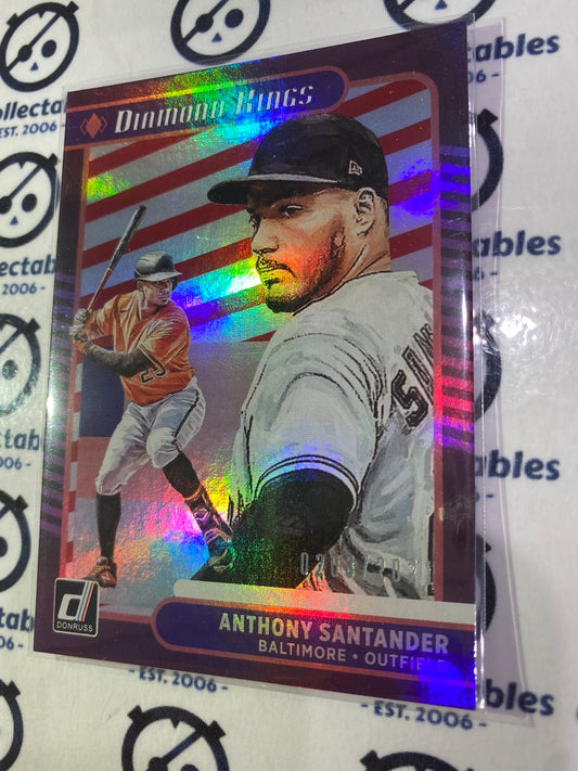 2021 Panini Donruss Baseball Anthony Santander Diamond Kings Red/Silver #0203/2021