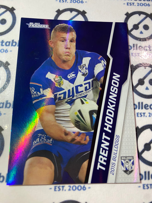 2015 NRL Traders Silver Parallel #P11 Trent Hodkinson Bulldogs