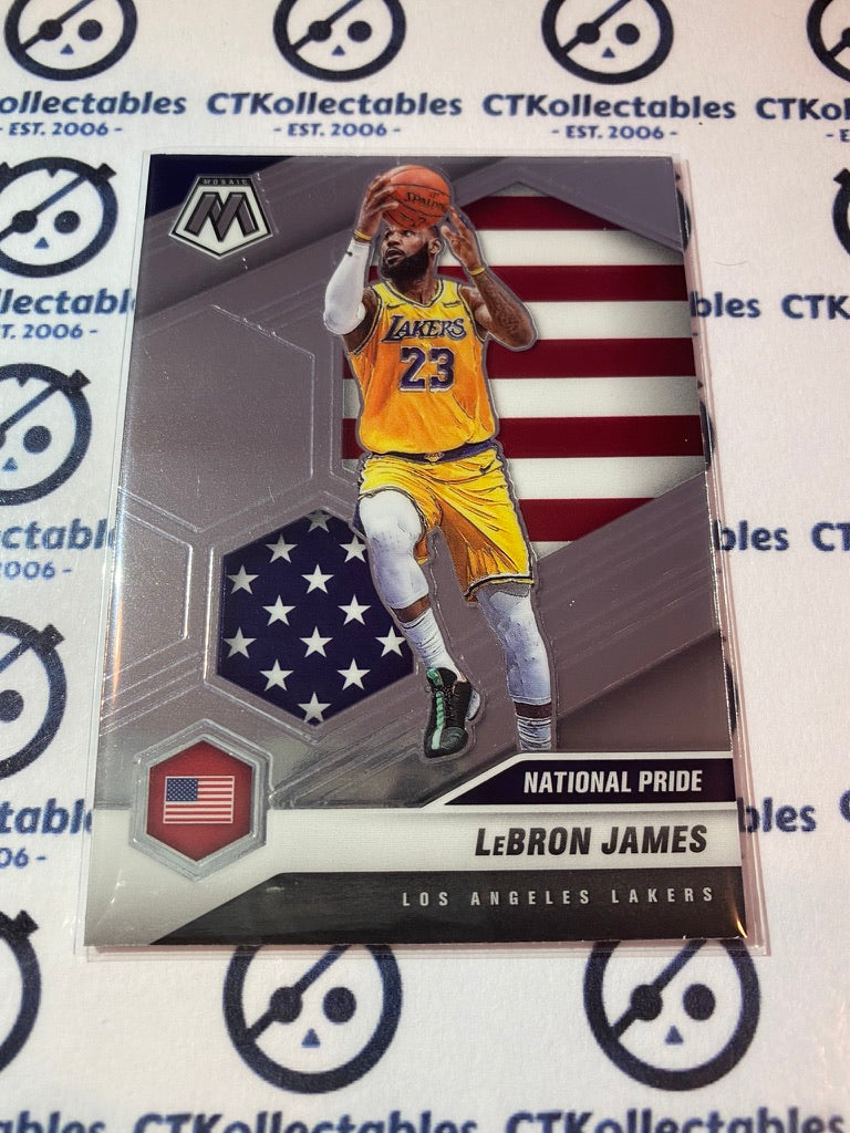 2020-21 NBA Mosaic National Pride Lebron James #247 Lakers