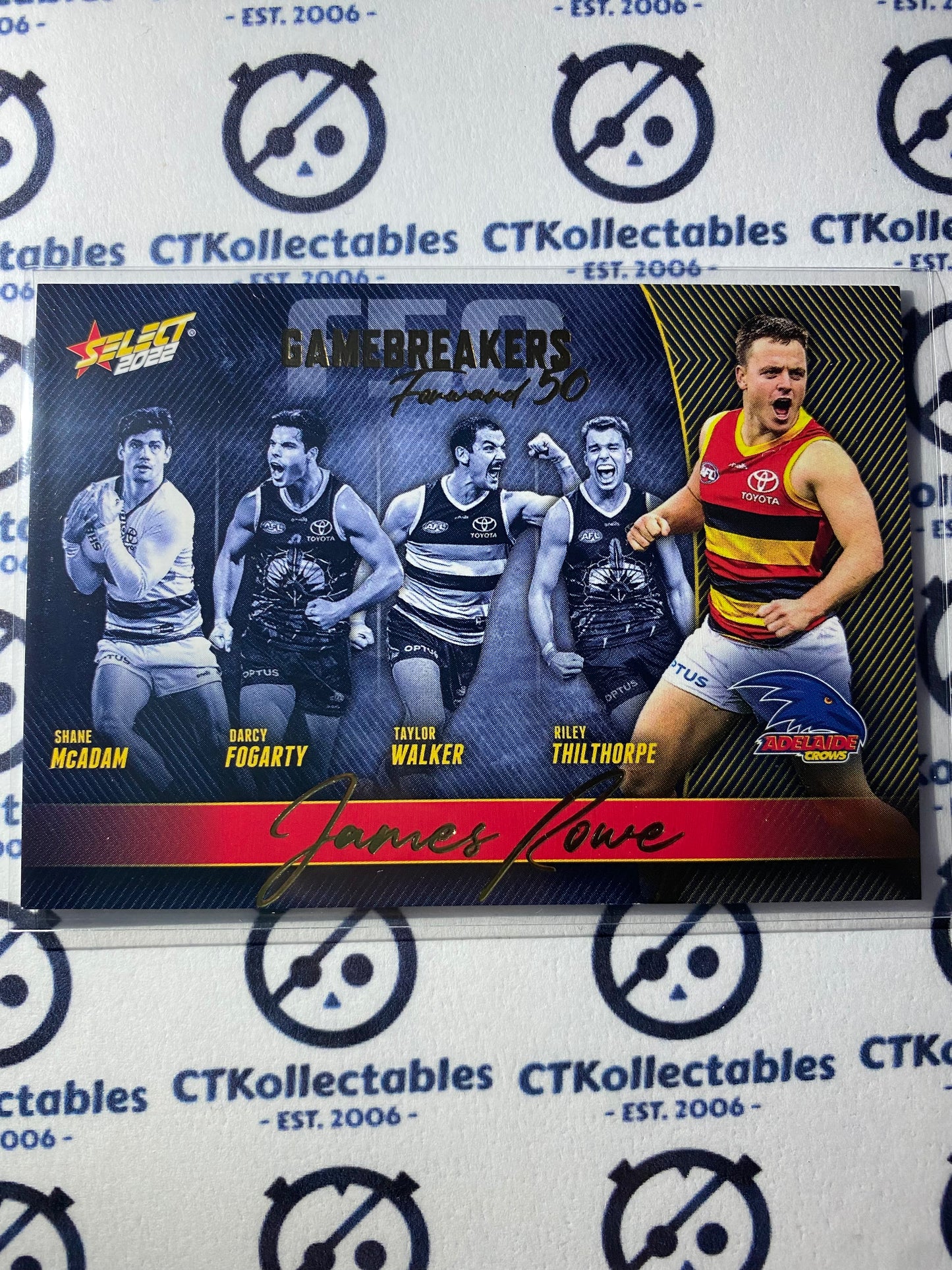 2022 AFL Footy Stars Gamebreakers Forward 50 - James Rowe GB3