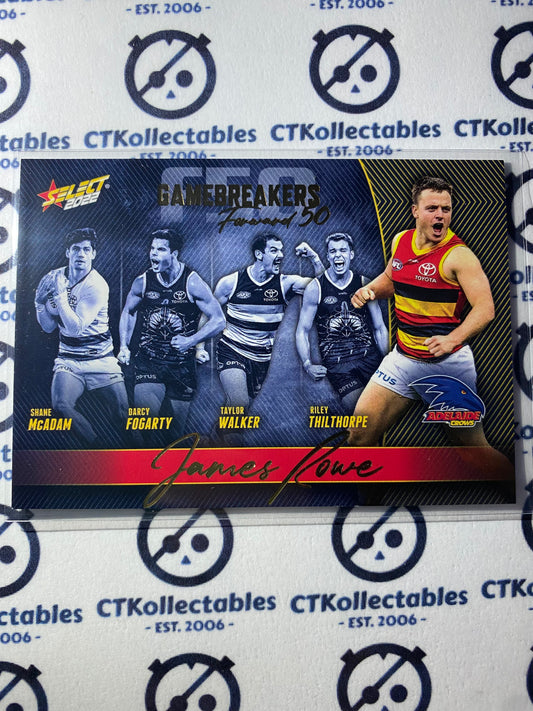 2022 AFL Footy Stars Gamebreakers Forward 50 - James Rowe GB3