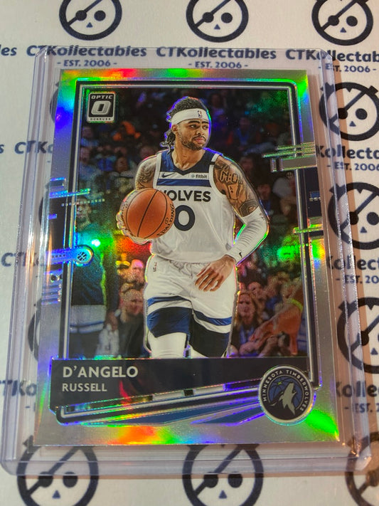 2020-21 NBA Optic D'angelo Russell Silver Prizm #57 Timberwolves