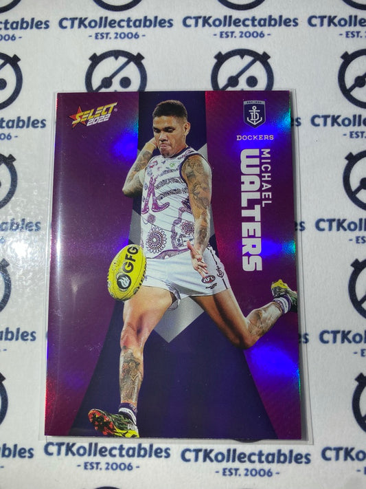 2022 AFL Footy Stars Purple Parallel- Michael Walters PP60