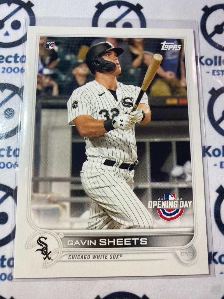 2022 Topps Opening Day Baseball Gavin Sheets Rookie card RC #72 White Sox