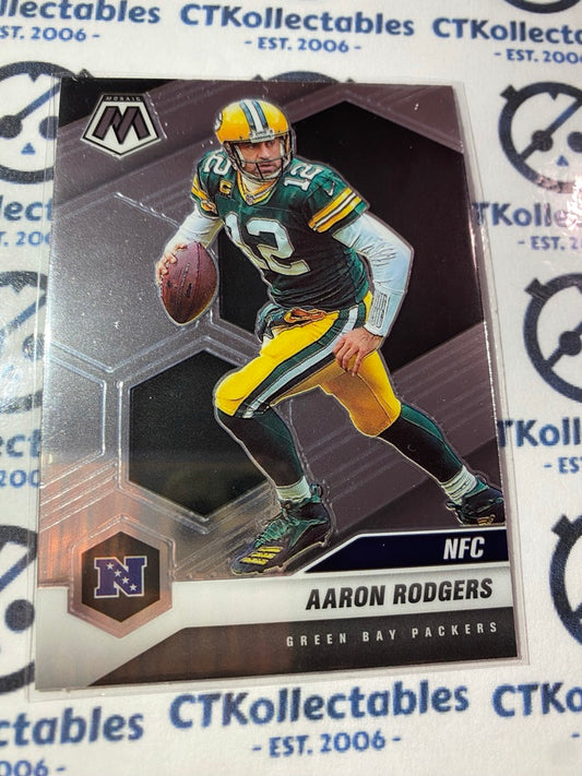 2021 Panini NFL Mosaic Aaron Rodgers NFC Base #206 Packers