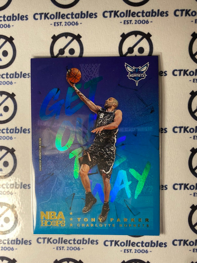 2018-19 PANINI HOOPS Tony Parker Holo Get Out The Way GOW-10