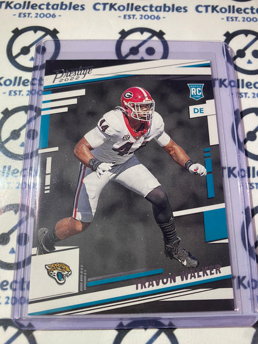 2022 NFL Panini Prestige Travon Walker rookie card RC #337 Jaguars