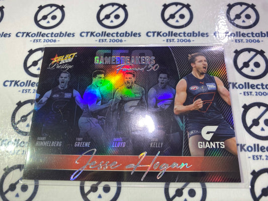 2022 AFL Prestige Game breakers Jesse Hogan #202/750 Giants