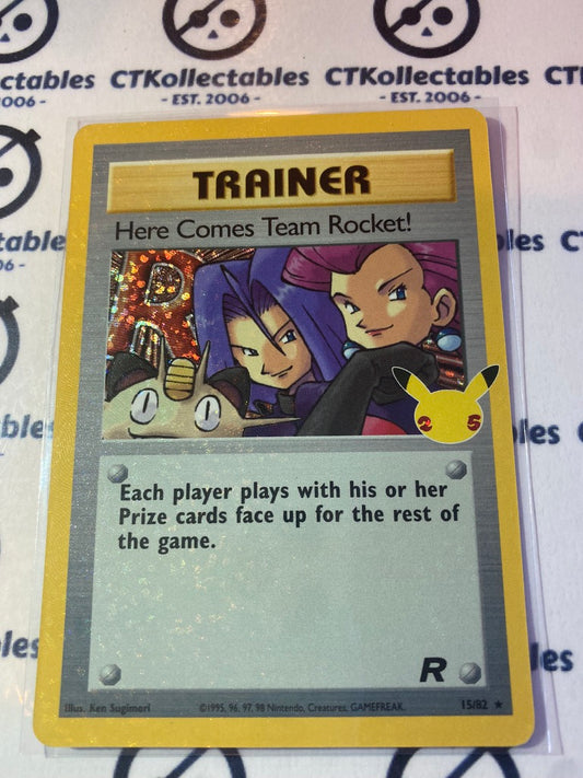 Here Comes Team Rocket! 15/82 Pokemon Celebrations 25th Anniversary