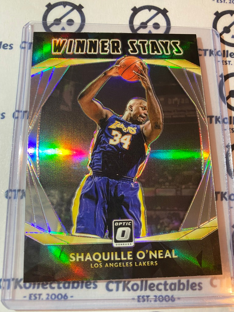 2020-21 NBA Optic Shaquille O'neal Winner Stays Silver Prizm #1 Lakers