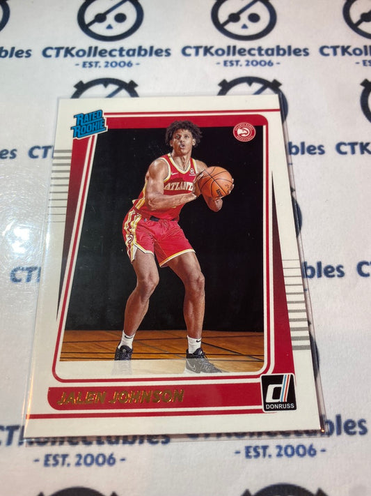 2021-22 NBA Donruss Jalen Johnson Rated Rookie #231 Hawks