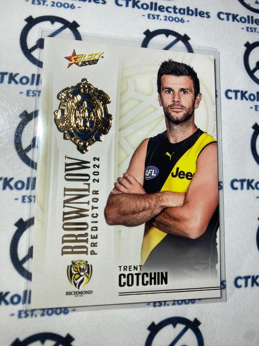 2022 AFL Footy Stars Gold Brownlow Predictor #BPG80 Trent Cotchin #040/185