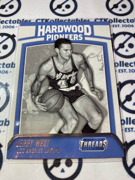 2016-17 Panini NBA Threads Jerry West Hardwood Pioneers #7 Lakers