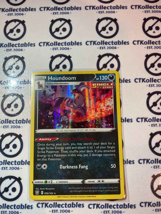 Houndoom Holo Rare 096/163 Ultra Rare Battle Styles Pokemon Card