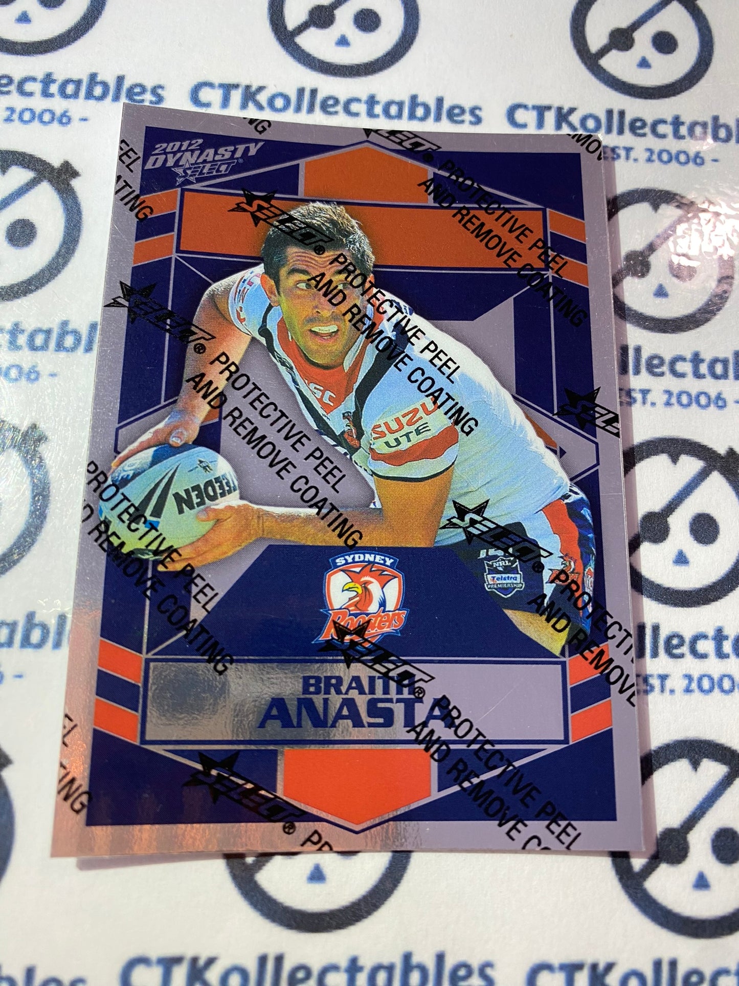 2012 NRL Select Dynasty Silver Parallel #SP161 Braith Anasta Roosters