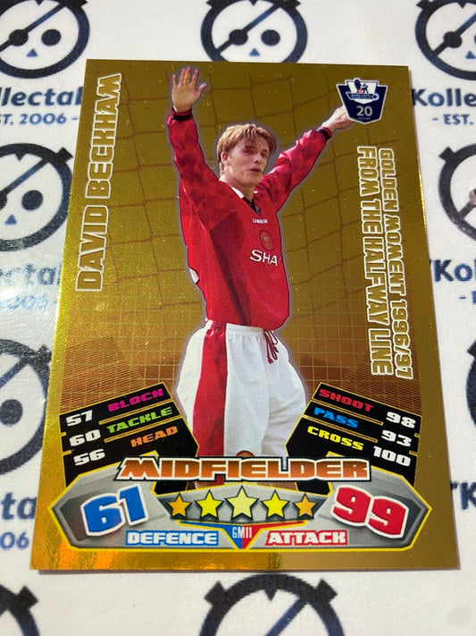 Topps SLAM ATTAX 2011/12- David Beckham Golden Moment #GM11