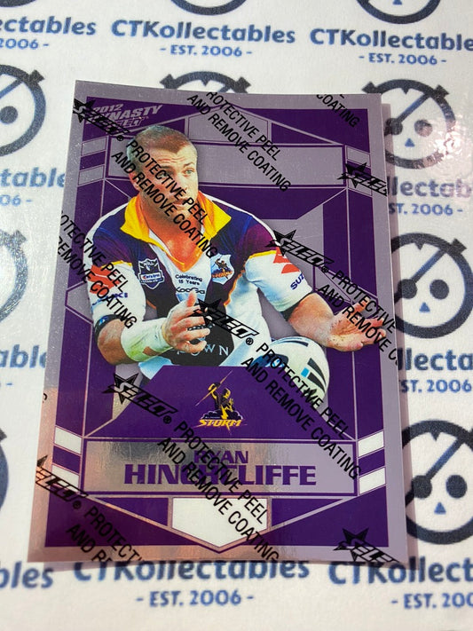 2012 NRL Select Dynasty Silver Parallel #SP81 Ryan Hinchcliffe Storm