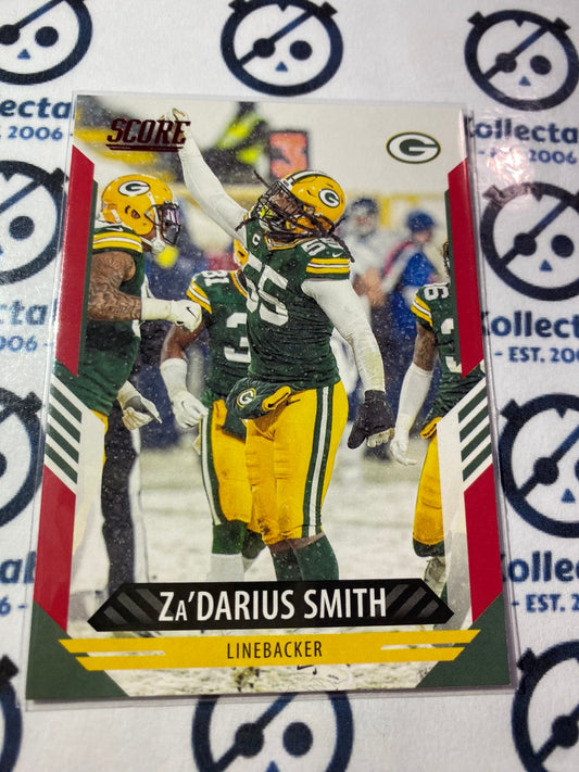 2021 NFL Panini Score Red Parallel Za'Darius Smith Base #142 Packers