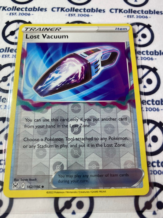 Trainer Lost Vacuum Reverse Holo #162/196 2022 Sword & Shield Lost Origin Pokemon Card