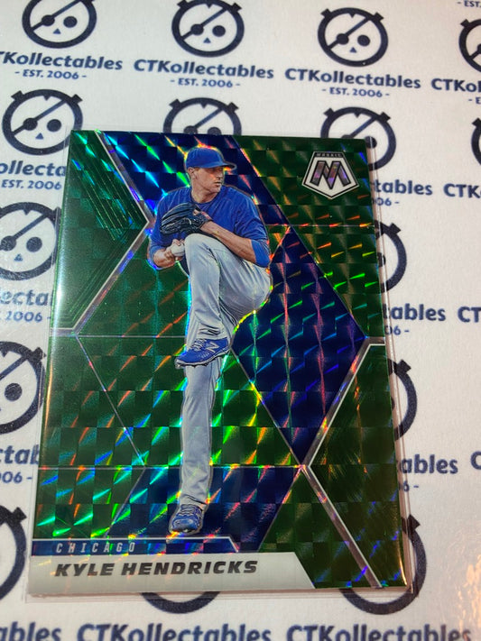 2021 Panini MLB Mosaic Green Prizm Kyle Hendricks #163 Chicago