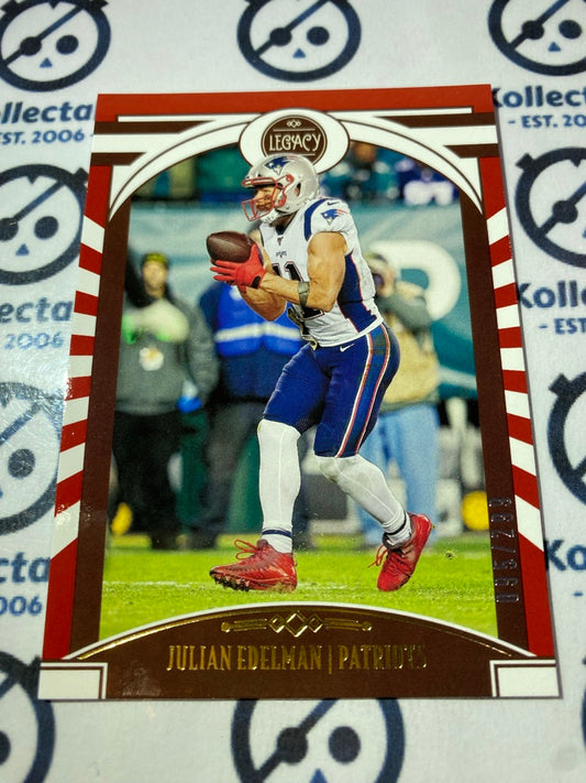 2019 NFL Panini Legacy Julian Edelman Red #095/299 #2 Patroits