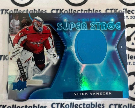 2020-21 Upper Deck Trilogy Vitek Vanecek Rookie Super Stage capitals