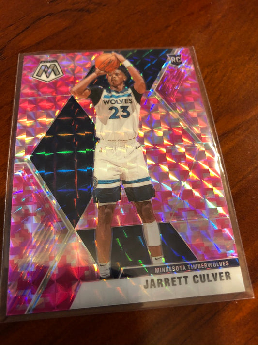 Jarrett Culver Pink RC Mosaic Prizm #181 2019-20 NBA Mosaic