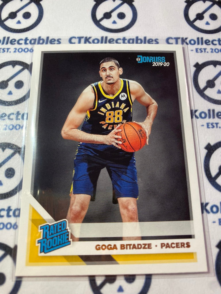 2019-20 NBA Panini Donruss Rated Rookie Goga Bitadze #217 Pacers