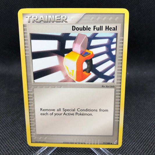 Double Full Heal Base #77/100 EX Crystal Guardians Pokemon Card