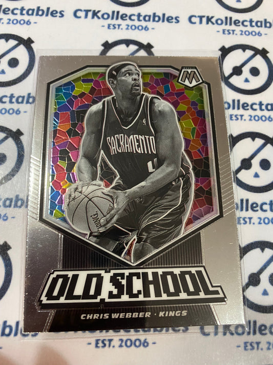 2019-20 Panini Mosaic Old School Chris Webber #13 Kings