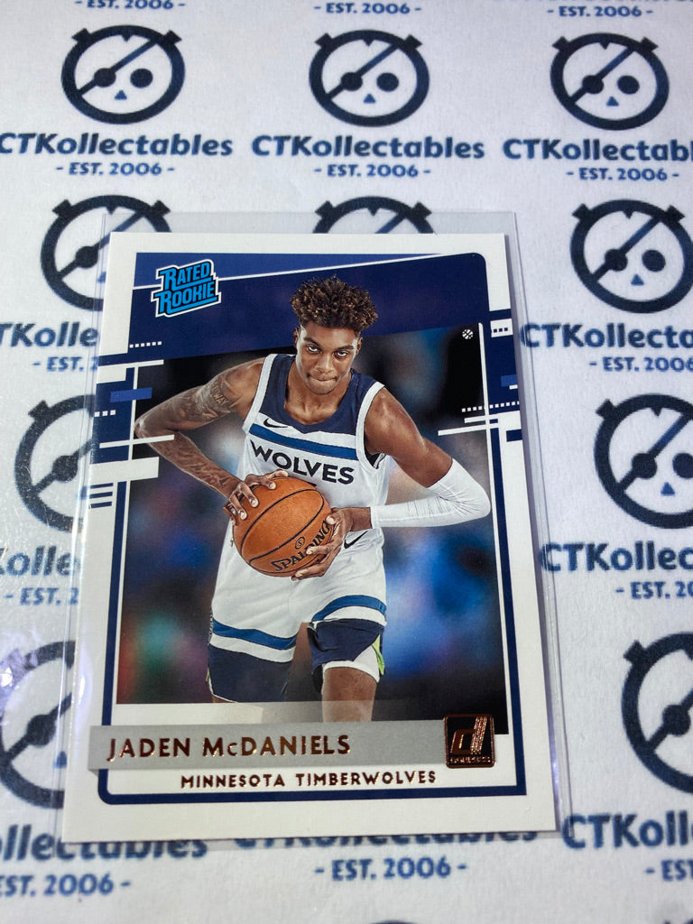2020-21 NBA Donruss Rated Rookie Jaden McDaniels #239 Timberwolves