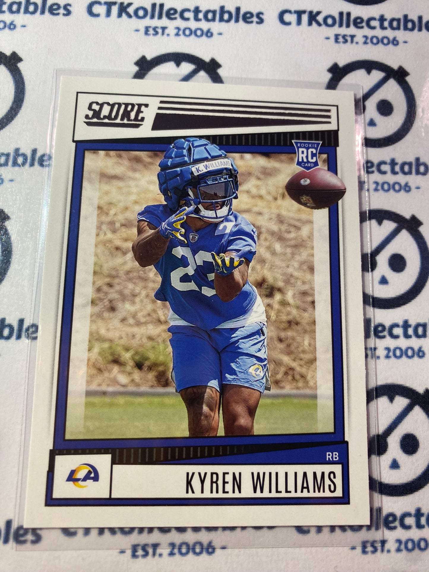 2022 NFL Panini Score Kyren Williams Rookie Card RC #332 Rams
