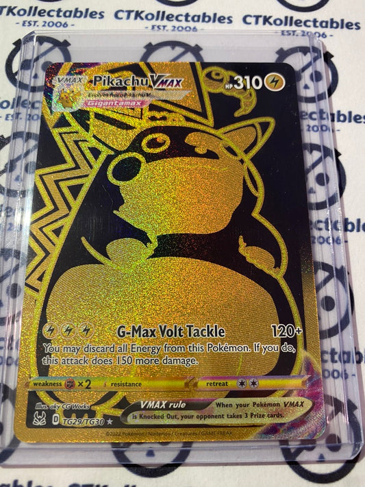 Pikachu VMax Ultra Rare Trainer Gallery #TG29/TG30 2022 Sword & Shield Lost Origin Pokemon Card