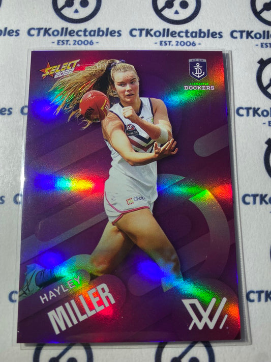 2022 AFL Footy Stars Purple Parallel - Hayley Miller PP196 AFLW