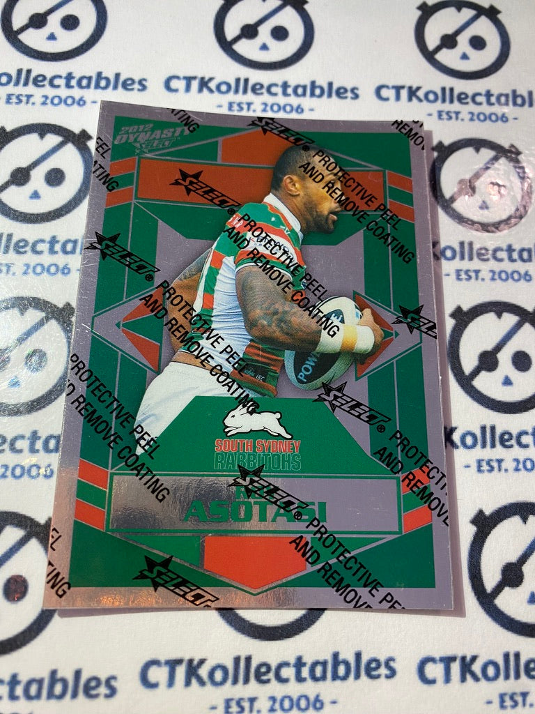 2012 NRL Select Dynasty Silver Parallel #SP149 Roy Asotasi Rabbitohs