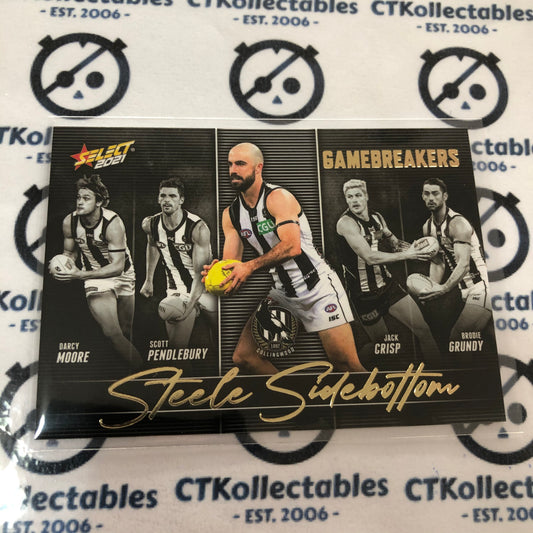 2021 AFL Footy Stars Gamebreakers Steele Sidebottom GB20 Magpies