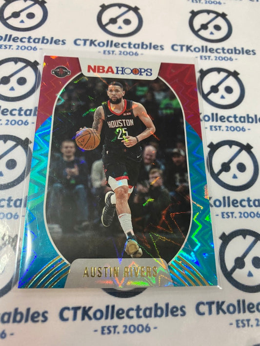 2020-21 NBA Hoops Austin Rivers Teal Explosion #147 Rockets