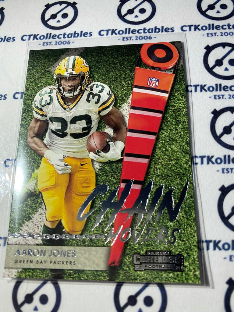 2021 NFL Contenders Aaron Jones Chain Movers #CM-AJO Packers