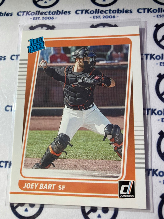 2021 Panini Donruss Baseball Joey Bart Rated Rookie #36 San Francisco
