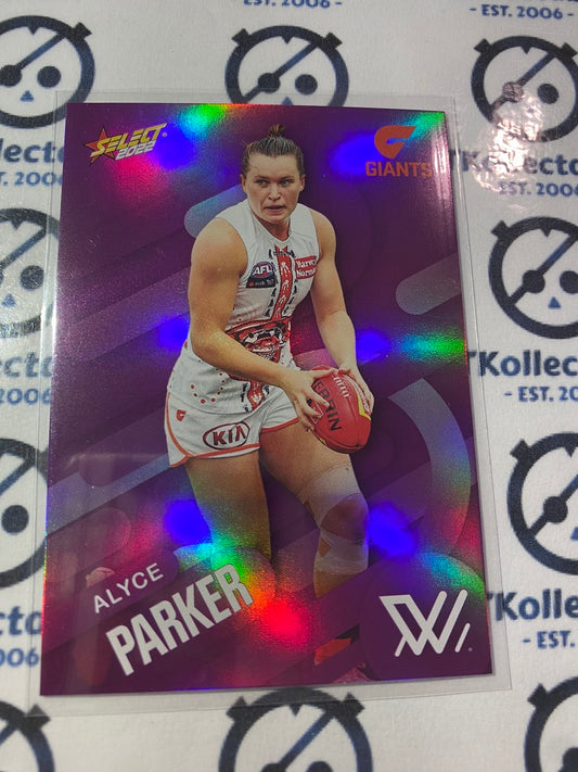 2022 AFL Footy Stars Purple Parallel - AFLW Alyce Parker PP201