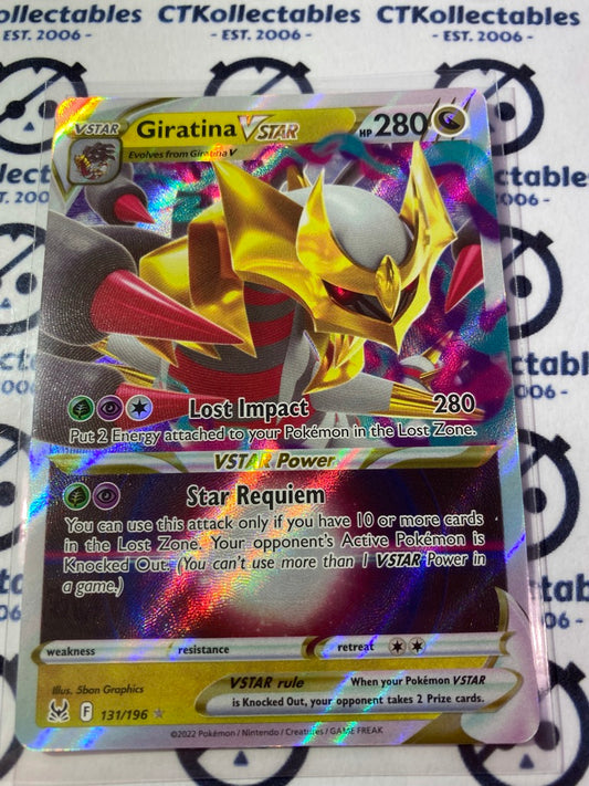 Giratina VStar #131/196 2022 Sword & Shield Lost Origin Pokemon Card