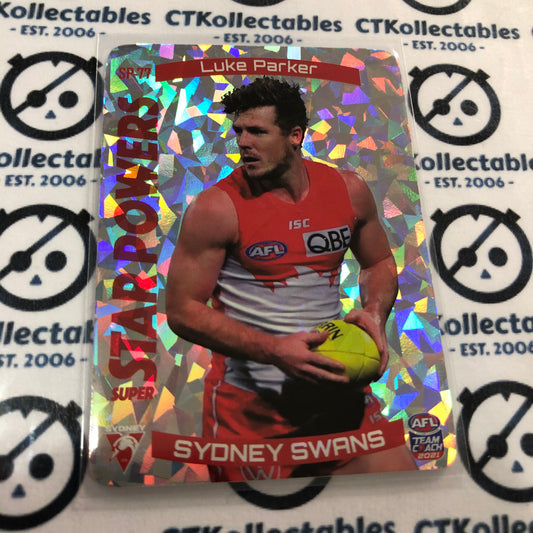 2021 AFL Teamcoach Star Powers Silver - Luke Parker SP-77