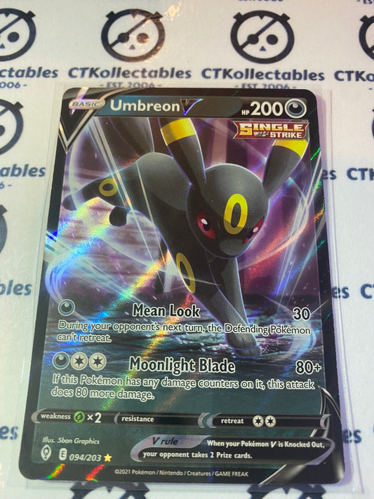 Umbreon V #094/203 Ultra Rare Pokémon Card Evolving Skies