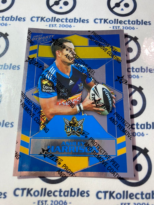 2012 NRL Select Dynasty Silver Parallel #SP57 Ashley Harrison Titans