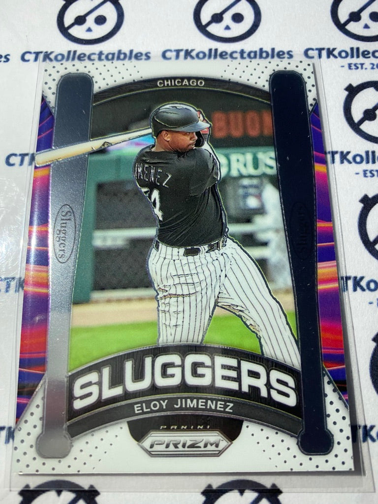 2021 Panini Prizm Baseball Eloy Jimenez Sluggers Insert #Il-4 Chicago