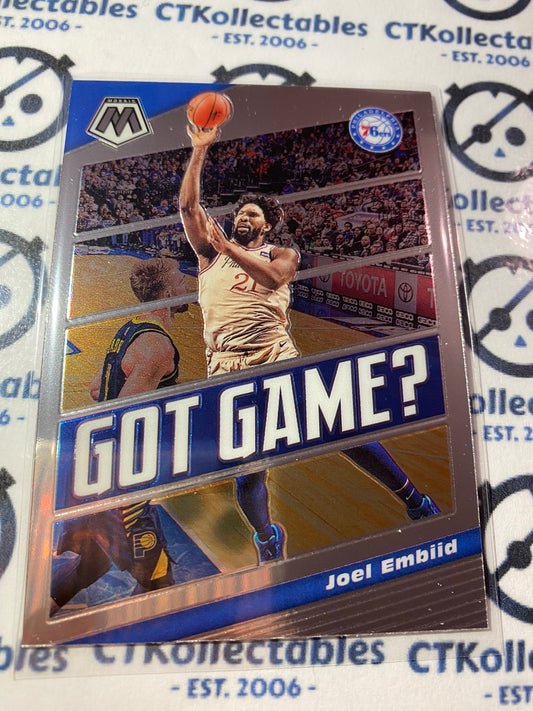 2019-20 NBA Panini Mosaic Got Game ? Joel Embiid #22 Sixers